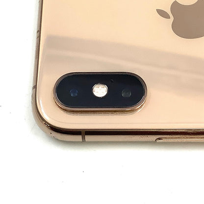 【全額返金保証】【最速発送】Apple iPhone iPhone XS 256GB ゴールド Softbank SIMフリー 白ロム 動作確認済 77%