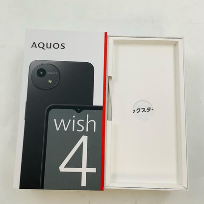 【全額返金保証】【最速発送】SHARP AQUOS wish4 64GB ブラック Softbank SIMフリー A403SH 白ロム 超美品 動作確認済
