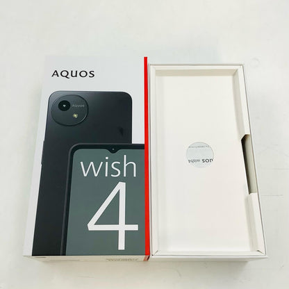 【全額返金保証】【最速発送】SHARP AQUOS wish4 64GB ブラック Softbank SIMフリー A403SH 白ロム 超美品 動作確認済