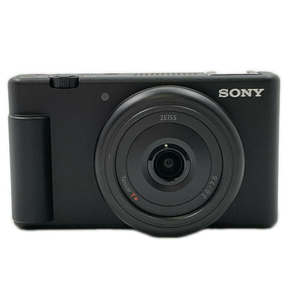【全額返金保証】【最速発送】SONY コンパクトデジタルカメラ VLOGCAM ZV-1F ブラック 美品 動作確認済