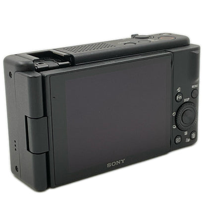 【全額返金保証】【最速発送】SONY コンパクトデジタルカメラ VLOGCAM ZV-1F ブラック 美品 動作確認済