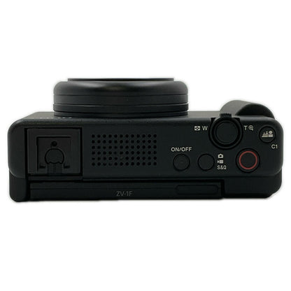 【全額返金保証】【最速発送】SONY コンパクトデジタルカメラ VLOGCAM ZV-1F ブラック 美品 動作確認済