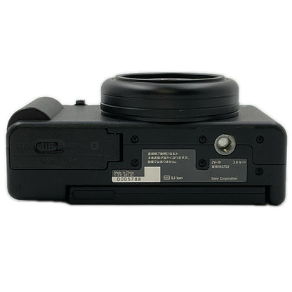 【全額返金保証】【最速発送】SONY コンパクトデジタルカメラ VLOGCAM ZV-1F ブラック 美品 動作確認済