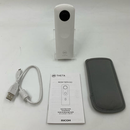 【全額返金保証】【最速発送】RICOH THETA SC2 ホワイト 動作確認済