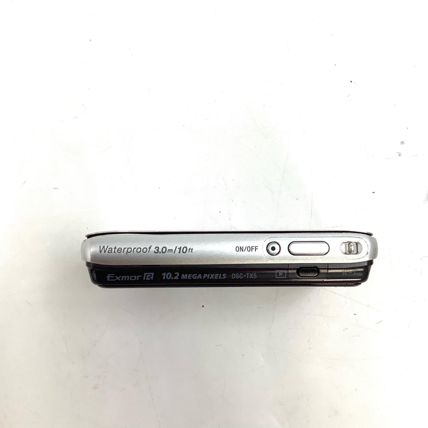 【全額返金保証】【最速発送】Sony コンパクトデジタルカメラ Cybershot DSC-TX5 シルバー 動作確認済