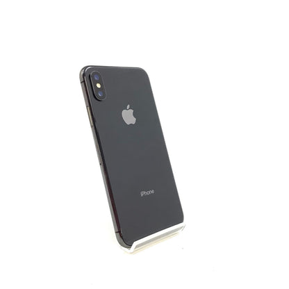 【全額返金保証】【最速発送】Apple iPhone iPhone X 256GB スペースグレイ Softbank 白ロム 動作確認済 79%