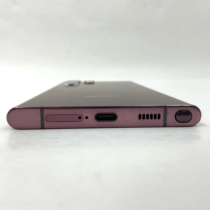 【全額返金保証】【最速発送】SAMSUNG Galaxy S22 Ultra 256GB バーガンディ docomo SC-52C 白ロム 動作確認済