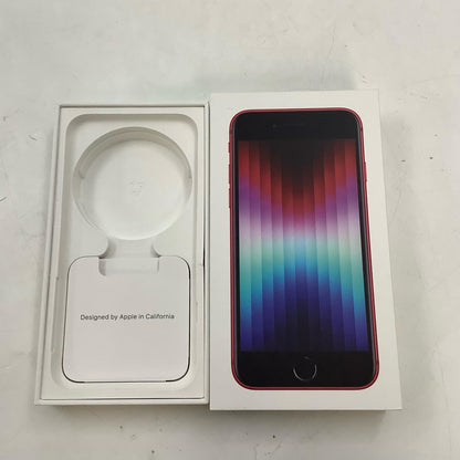 【全額返金保証】【最速発送】Apple iPhone iPhone SE（第3世代） 64GB (PRODUCT)RED au 白ロム 動作確認済 78%