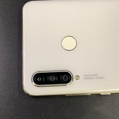 【全額返金保証】【最速発送】Huawei P lite 30 64GB ホワイト Softbank MAR-LX2J 白ロム 動作確認済