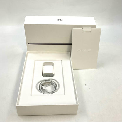 【全額返金保証】【最速発送】Apple iPad iPad 10.2インチ 第9世代 64GB スペースグレイ WiFi+Cellular au 白ロム 美品 動作確認済
