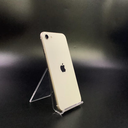【全額返金保証】【最速発送】Apple iPhone iPhone SE（第3世代） 64GB スターライト Softbank SIMフリー 白ロム 美品 動作確認済 95%