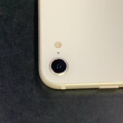 【全額返金保証】【最速発送】Apple iPhone iPhone SE（第3世代） 64GB スターライト Softbank SIMフリー 白ロム 美品 動作確認済 93%