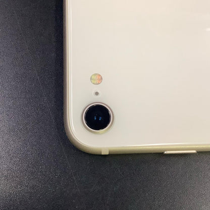 【全額返金保証】【最速発送】Apple iPhone iPhone SE（第3世代） 64GB スターライト Softbank SIMフリー 白ロム 美品 動作確認済 93%