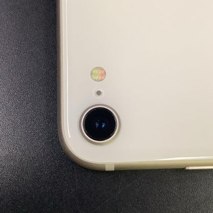 【全額返金保証】【最速発送】Apple iPhone iPhone SE（第3世代） 64GB スターライト Softbank SIMフリー 白ロム 美品 動作確認済 97%