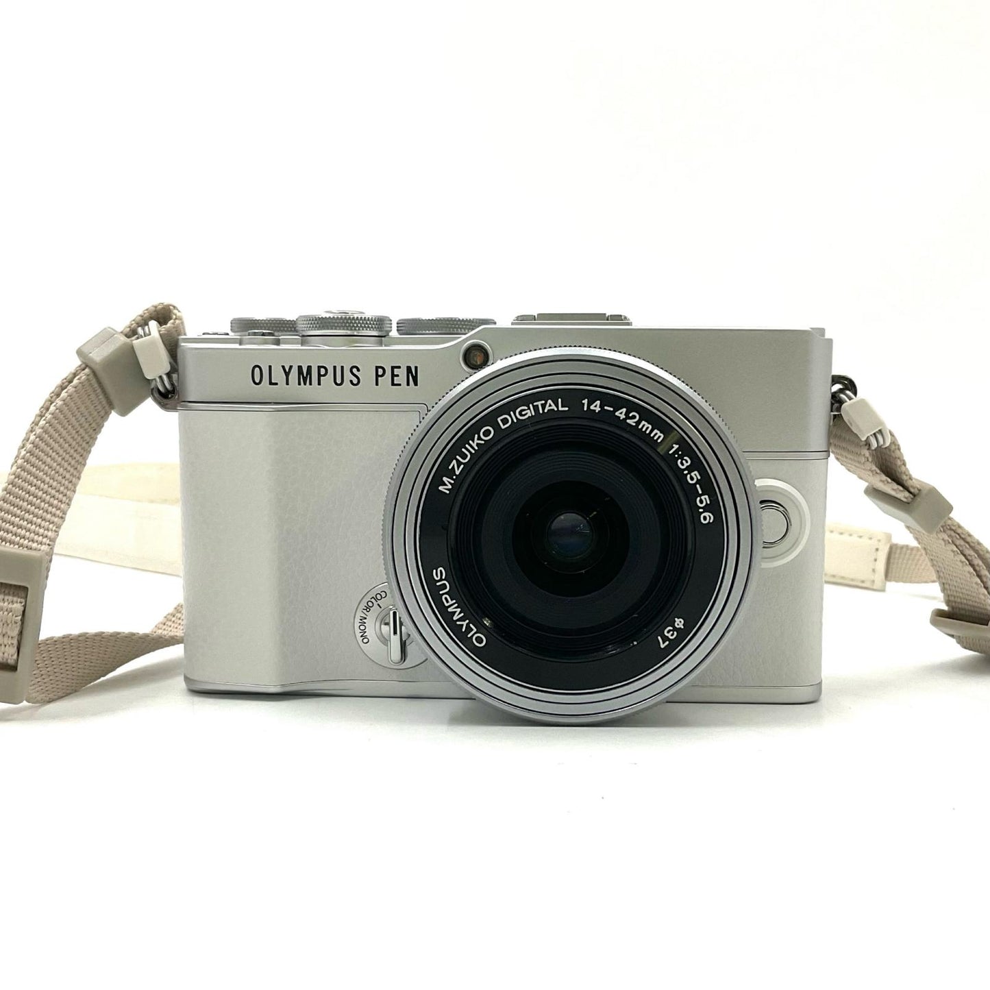 【全額返金保証】【最速発送】OLYMPUS デジタル一眼 PEN E-P7 14-42mm EZレンズキット ホワイト 超美品 動作確認済