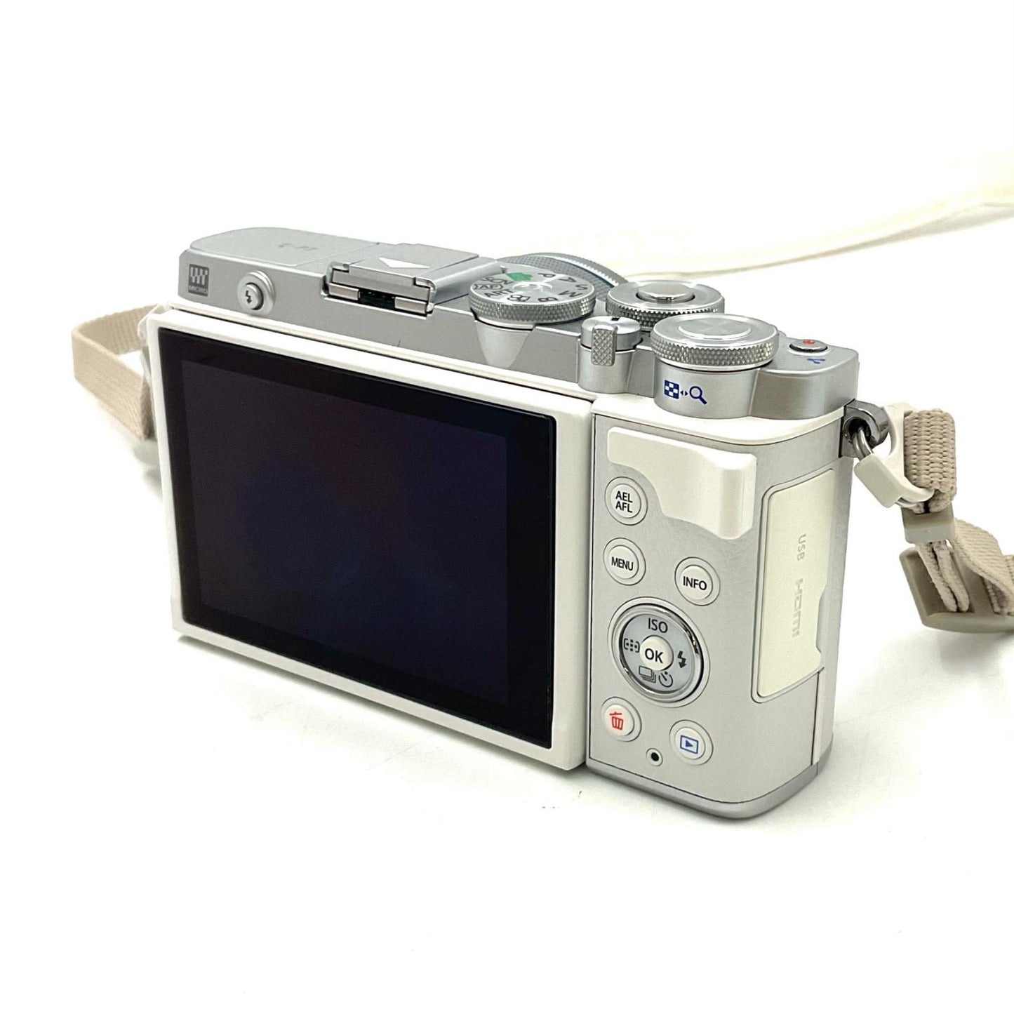 【全額返金保証】【最速発送】OLYMPUS デジタル一眼 PEN E-P7 14-42mm EZレンズキット ホワイト 超美品 動作確認済