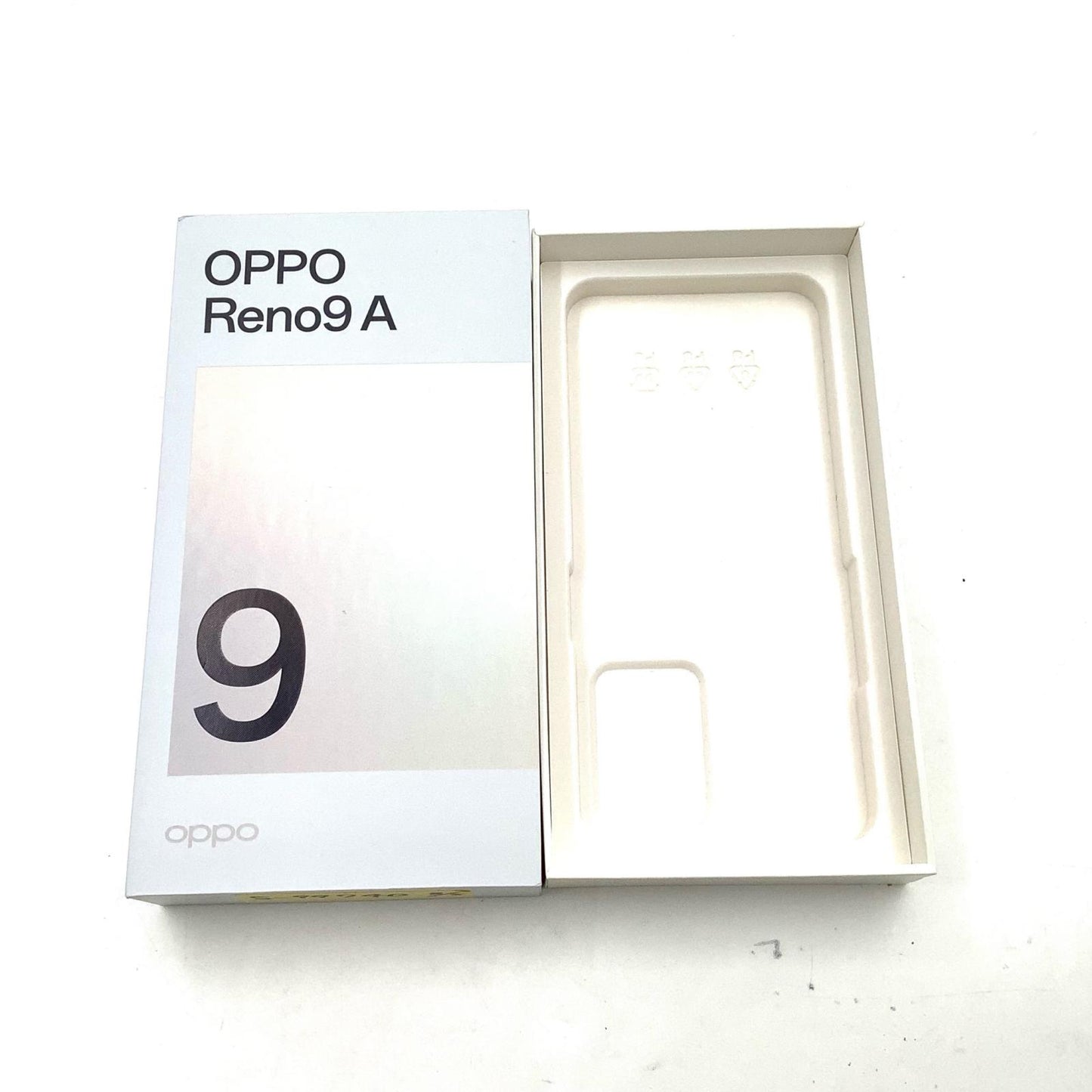 【全額返金保証】【最速発送】OPPO Reno 9　A 128GB ムーンホワイト Softbank SIMフリー A301OP 白ロム 美品 動作確認済