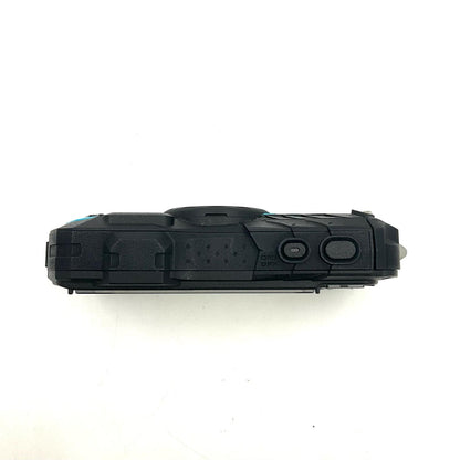 【全額返金保証】【最速発送】PENTAX コンパクトデジタルカメラ Optio WG-2 ブルー 美品 動作確認済