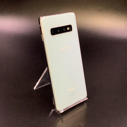 【最速発送】SAMSUNG Galaxy S10 128GB プリズム ブルー docomo SIMフリー SC-03L 白ロム【難有】