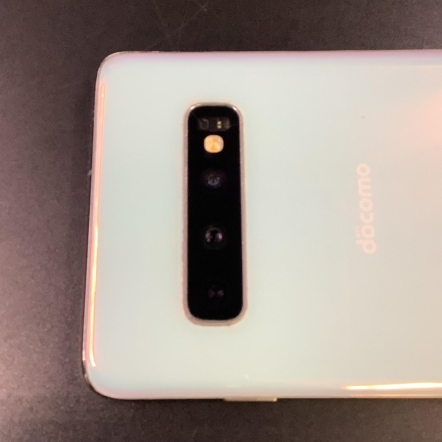 【最速発送】SAMSUNG Galaxy S10 128GB プリズム ブルー docomo SIMフリー SC-03L 白ロム【難有】