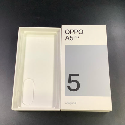 【全額返金保証】【最速発送】OPPO A 5 5G 128GB ホワイト 楽天モバイル SIMフリー CPH2735 白ロム 美品 動作確認済