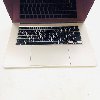 【全額返金保証】【最速発送】Apple MacBook Air 15インチ 2023 Apple M2 16GB 512GB スターライト 100% 超美品 動作確認済