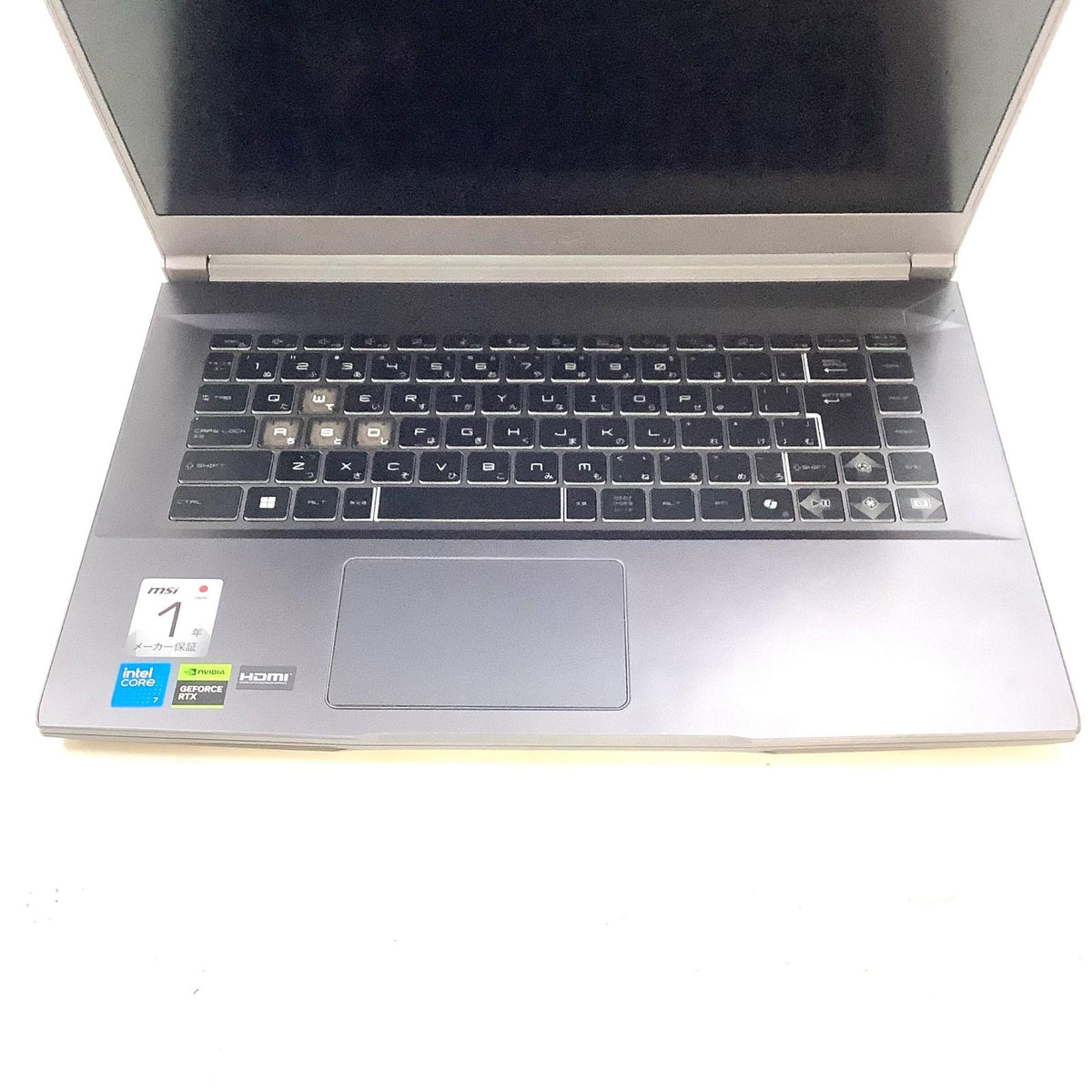 【全額返金保証】【最速発送】MSI Thin-15-B2RVE 6959JP Intel(R) Core(TM) 7 240H 2.50GHz 16GB M.2 SSD 1TB NVIDIA GeForce RTX 4050 Laptop GPU 96.7% 動作確認済