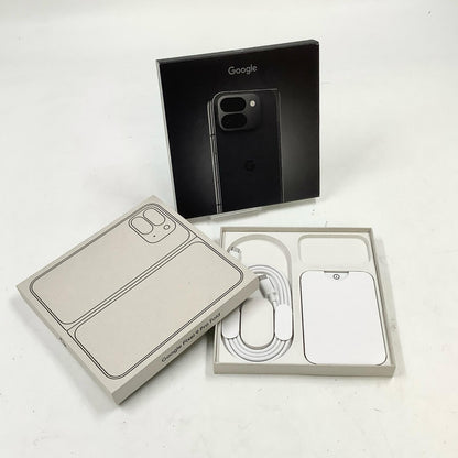 【全額返金保証】【最速発送】Google Pixel ９Pro Fold 256GB ブラック SIMフリー 白ロム 動作確認済