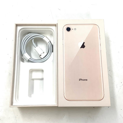 【全額返金保証】【最速発送】Apple iPhone iPhone 8 64GB ゴールド docomo SIMフリー 白ロム 美品 動作確認済 82%