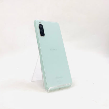 【最速発送】Sony Xperia 10 II 64GB グリーン docomo SIMフリー SO-41A 白ロム【難有】