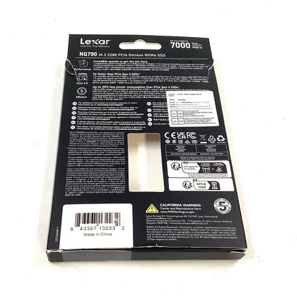 【全額返金保証】【最速発送】Lexar ストレージ 4TB NQ790 M.2 2280 PCIe Gen4×4 NVMe SSD 美品 動作確認済