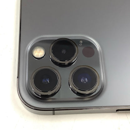 【全額返金保証】【最速発送】Apple iPhone iPhone 12 Pro Max 256GB グラファイト docomo 白ロム 動作確認済 70%