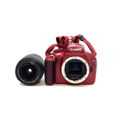 【最速発送】Canon デジタル一眼 EOS Kiss X50 EF-S18-55 IS II レンズキット レッド【難有】