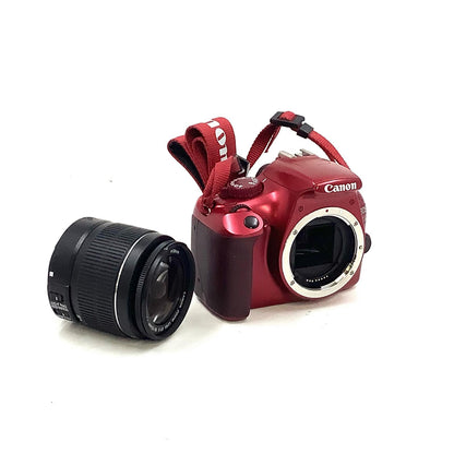 【最速発送】Canon デジタル一眼 EOS Kiss X50 EF-S18-55 IS II レンズキット レッド【難有】