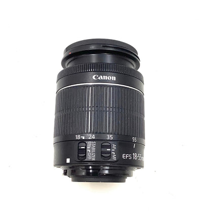 【全額返金保証】【最速発送】Canon EF-S18-55mm F3.5-5.6 IS STM 動作確認済