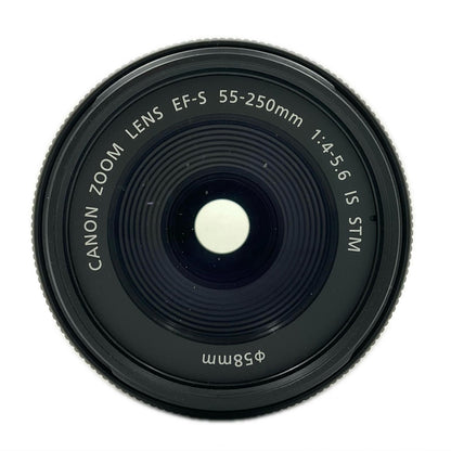 【全額返金保証】【最速発送】Canon EF-S55-250mm F4-5.6 IS STM 美品 動作確認済