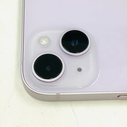 【全額返金保証】【最速発送】Apple iPhone iPhone 14 Plus 128GB パープル Softbank 動作確認済 80%