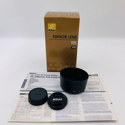 【最速発送】Nikon AF-S DX VR Zoom-Nikkor 55-200mm f/4-5.6G IF-ED【難有】