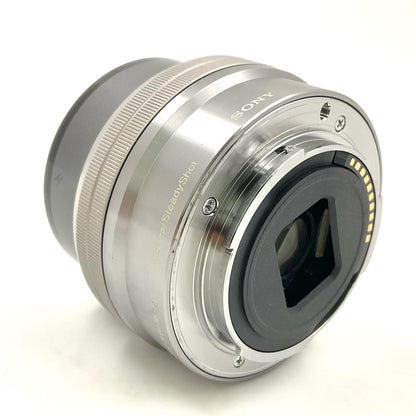 【全額返金保証】【最速発送】Sony E PZ 16-50mm F3.5-5.6 OSS SELP1650 シルバー 動作確認済