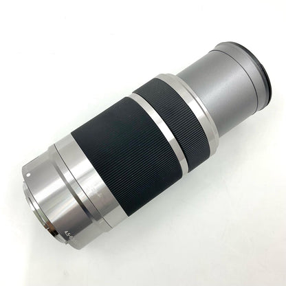 【全額返金保証】【最速発送】Sony 55-210mm F4.5-6.3 OSS SEL55210 シルバー 動作確認済