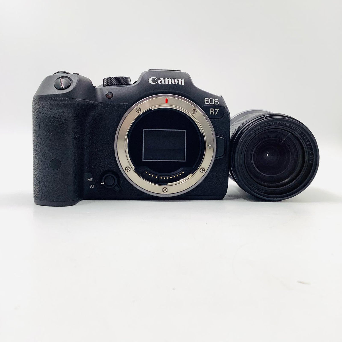 【全額返金保証】【最速発送】Canon デジタル一眼 EOS R7 RF-S18-150 IS STM レンズキット ブラック 超美品 動作確認済