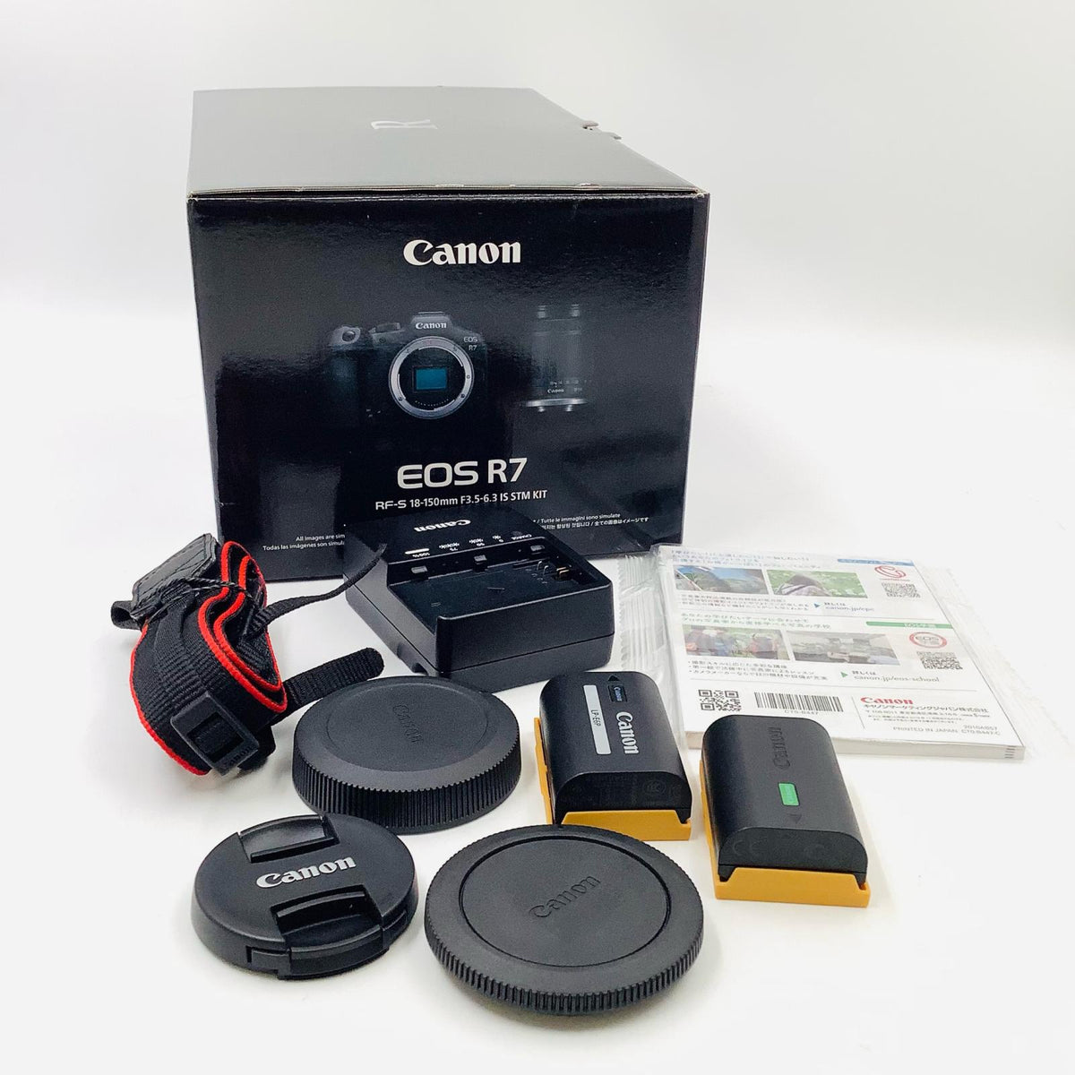 【全額返金保証】【最速発送】Canon デジタル一眼 EOS R7 RF-S18-150 IS STM レンズキット ブラック 超美品 動作確認済