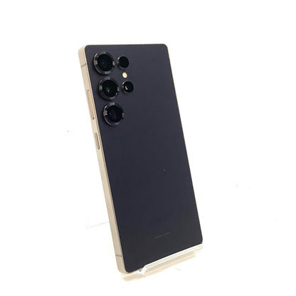 【全額返金保証】【最速発送】SAMSUNG Galaxy S25　Ultra 256GB チタニウムラック au SIMフリー SCG32 白ロム 美品 動作確認済