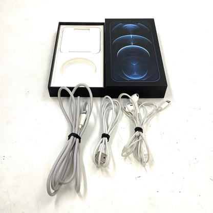【最速発送】Apple iPhone iPhone 12 Pro Max 128GB パシフィックブルー au SIMフリー 白ロム【難有】 75%