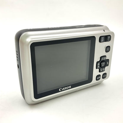 【全額返金保証】【最速発送】Canon コンパクトデジタルカメラ PowerShot A495 シルバー 美品 動作確認済