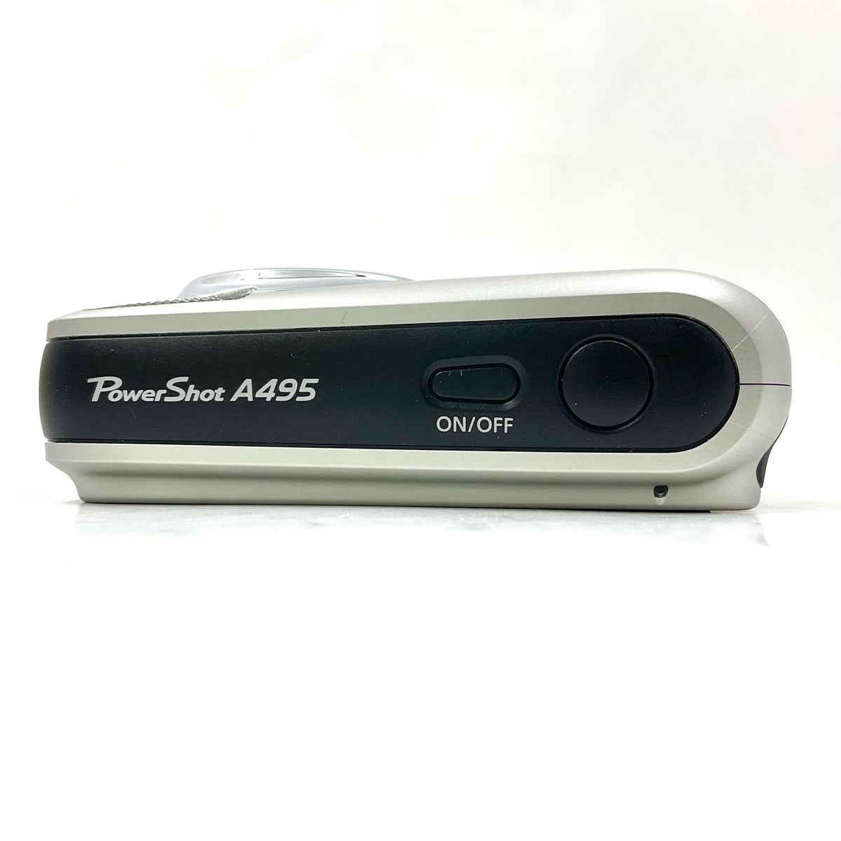 【全額返金保証】【最速発送】Canon コンパクトデジタルカメラ PowerShot A495 シルバー 美品 動作確認済