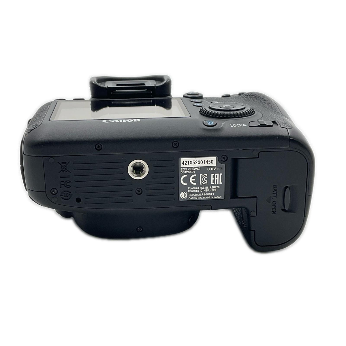 【全額返金保証】【最速発送】Canon デジタル一眼 EOS 6D ボディ ブラック 美品 動作確認済