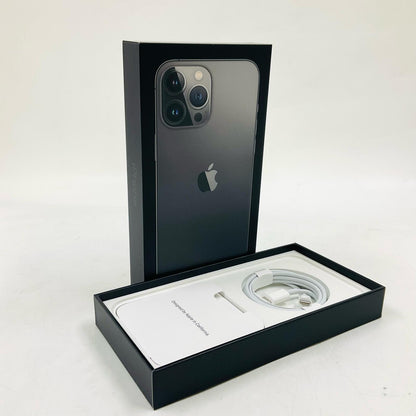 【全額返金保証】【最速発送】Apple iPhone iPhone 13 Pro Max 128GB グラファイト docomo 白ロム 動作確認済 83%