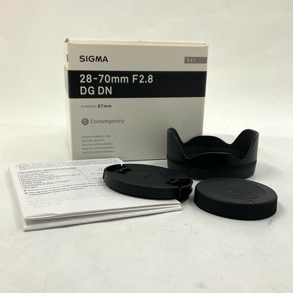 【全額返金保証】【最速発送】SIGMA 28-70mm F2.8 DG DN Eマウント 美品 動作確認済