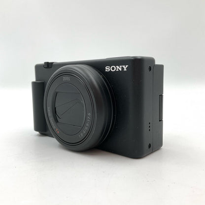 【全額返金保証】【最速発送】Sony コンパクトデジタルカメラ VLOGCAM ZV-1M2G シューティンググリップキット [ブラック] 美品 動作確認済